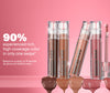 90% experienced rich, high coverage color in only one swipe* *Based on a study of 30 female lip gloss and lipstick users.
