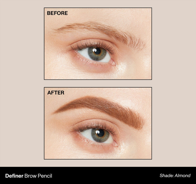 Definer Dual-Ended Brow Pencil & Spoolie - Almond - Image 5 out of 11