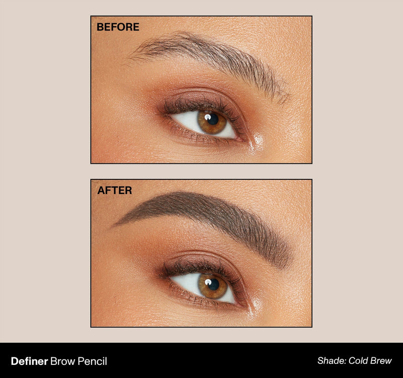 Definer Dual-Ended Brow Pencil & Spoolie - Cold Brew - Image 5 out of 11