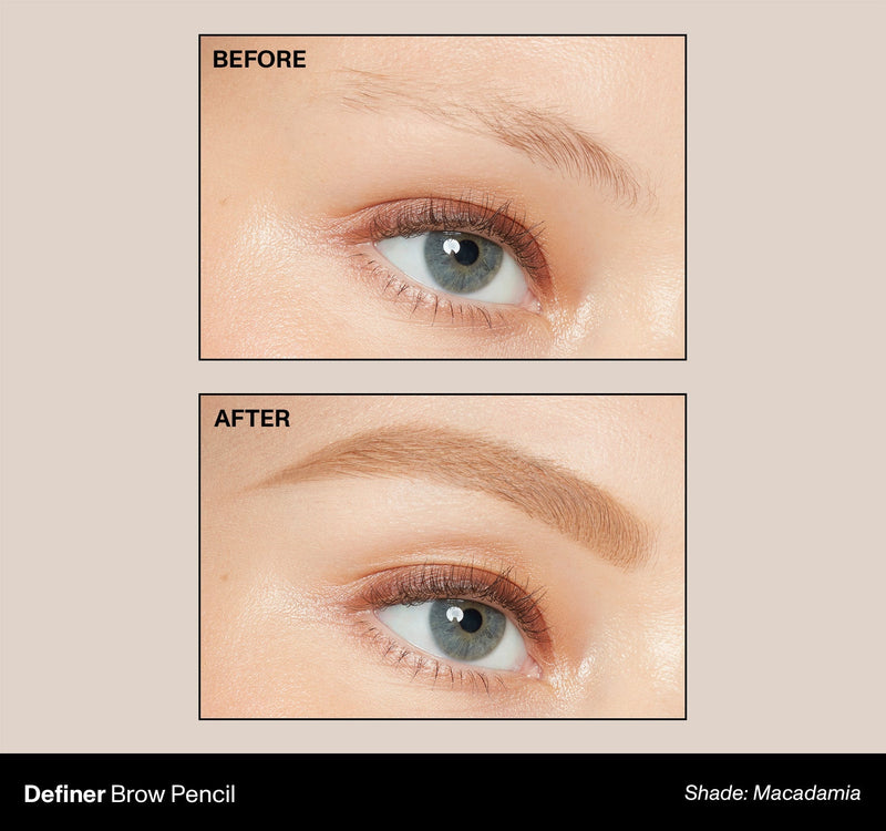 Definer Dual-Ended Brow Pencil & Spoolie - Macadamia - Image 5 out of 11