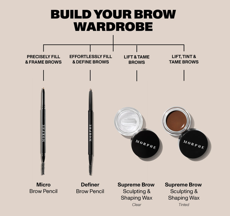 Definer Dual-Ended Brow Pencil & Spoolie - Cold Brew - Image 8 out of 11