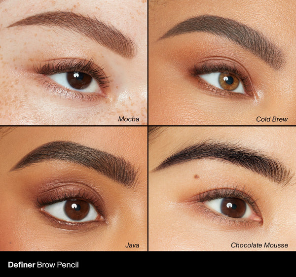 Morphe, Definer Dual-Ended Brow Pencil & Spoolie | Chocolate Mousse