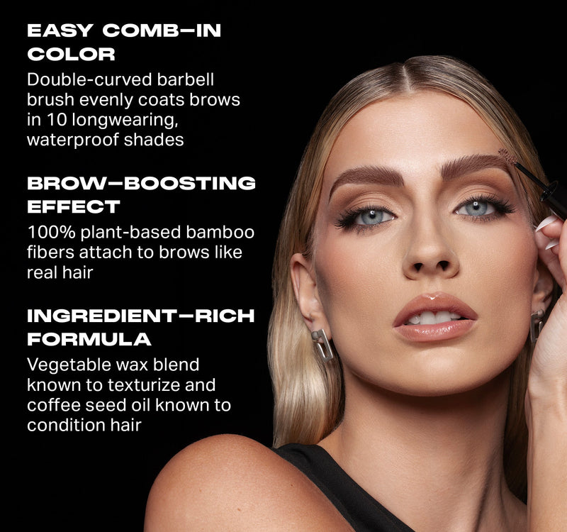 Brow Tease Fiber-Infused Volumizing Mousse - Almond - Image 7 out of 10