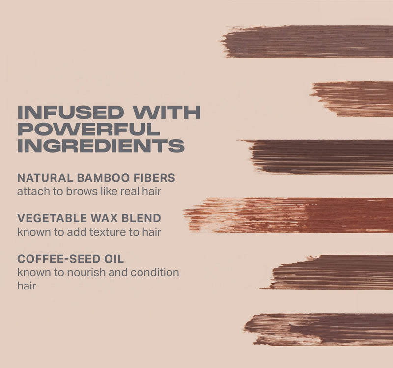 Brow Tease Fiber-Infused Volumizing Mousse - Almond - Image 8 out of 10