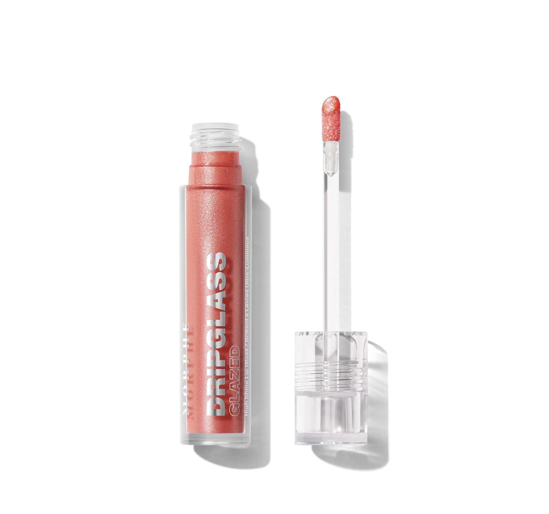 Aurascape Dripglass Glazed Highshine Pearlized Lip Gloss - Cosmic Coral - Image 1