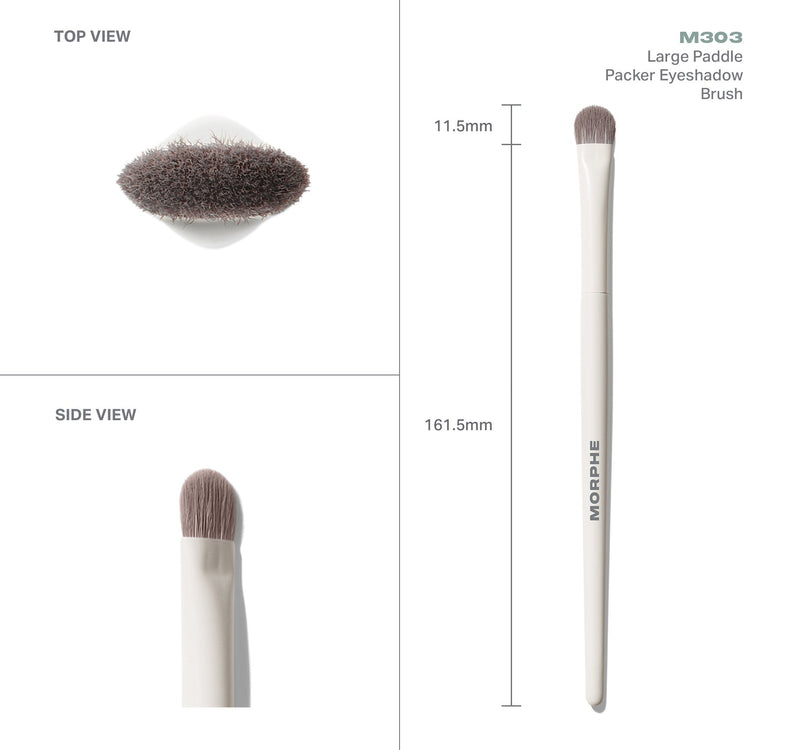 M303 Large Paddle Packer Eyeshadow Brush - Image 4 out of 5