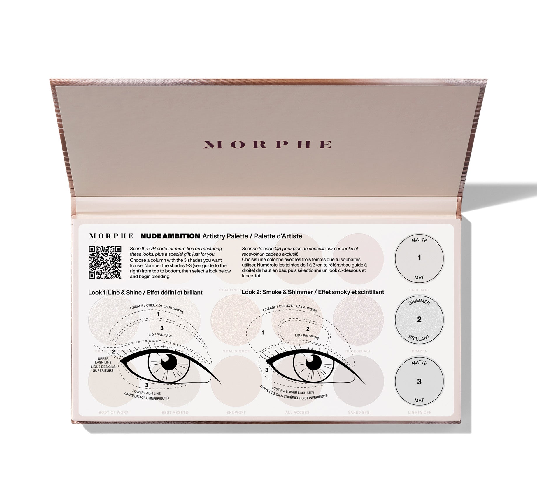 Nude Ambition Artistry Eyeshadow Palette Morphe