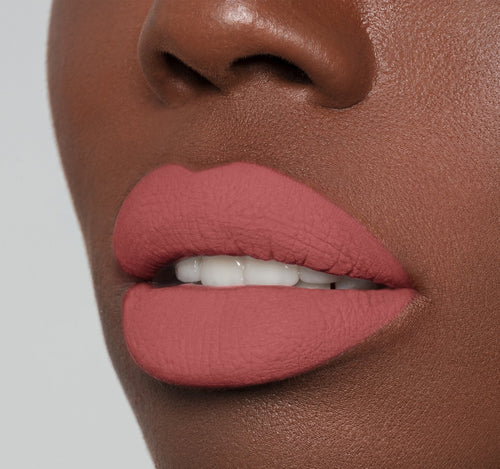 MATTE LIQUID LIPSTICK - JEALOUSY ON MODEL, view larger image-view-4