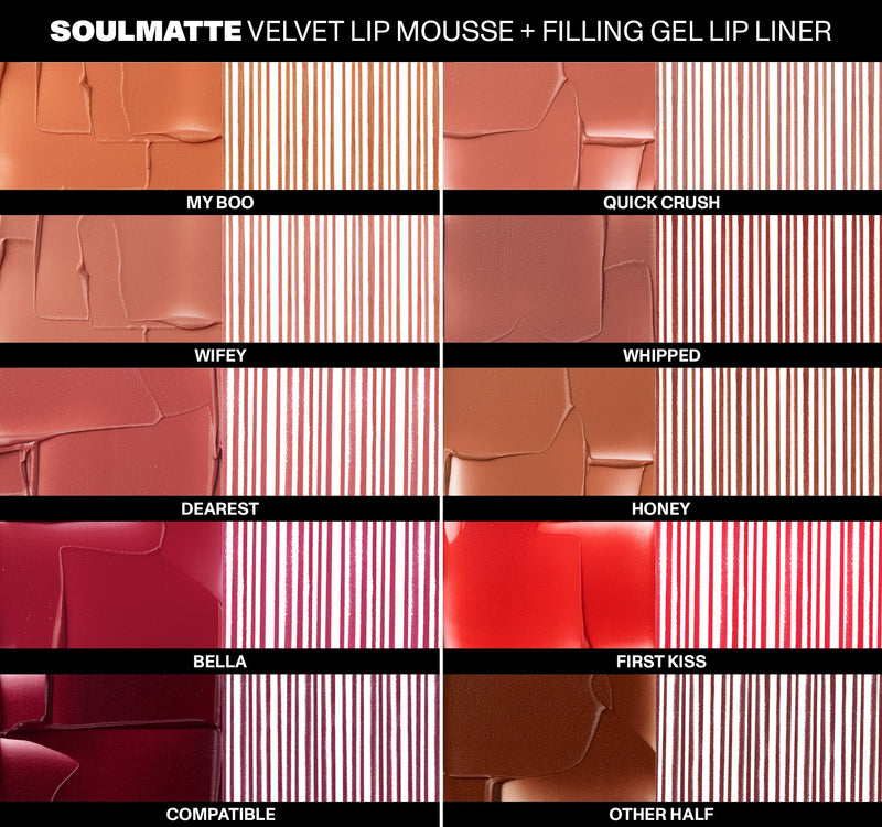 Soulmatte Filling Gel Lip Liner - First Kiss - Image 6