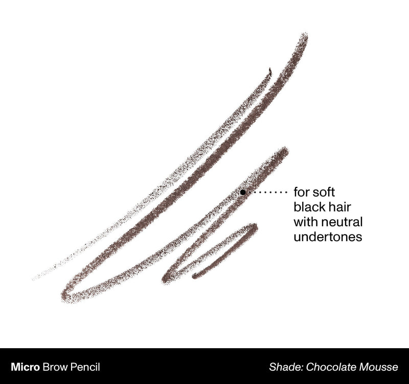 Micro Brow Dual-Ended Pencil & Spoolie - Chocolate Mousse - Image 2 out of 11