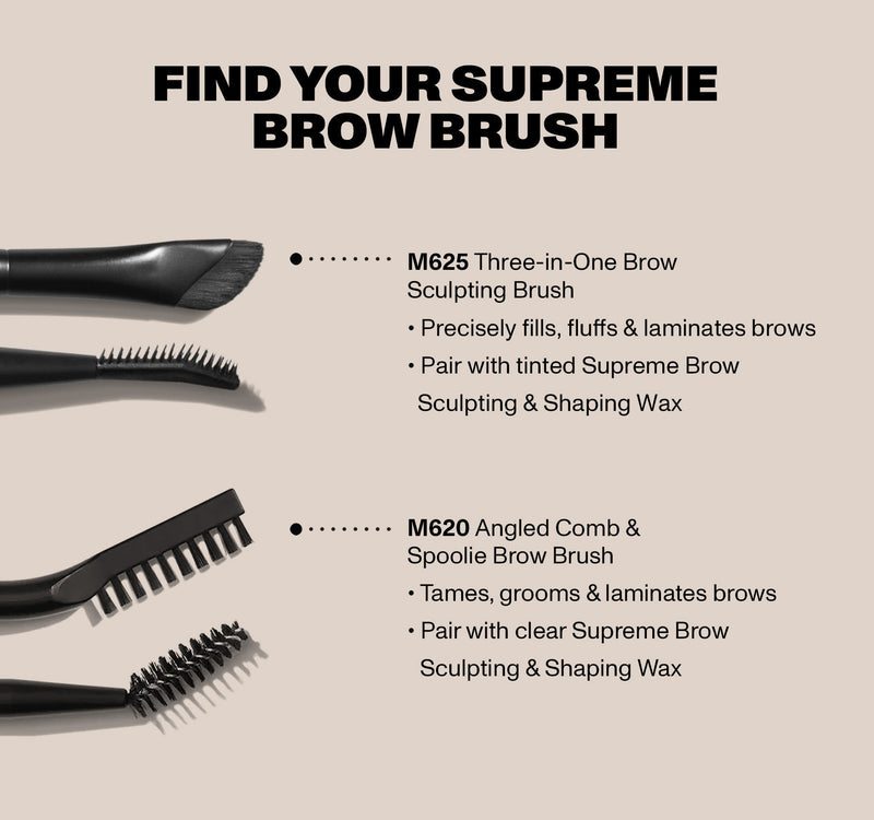 M625 Three-In-One Brow Sculpting Brush - Image 4 out of 5