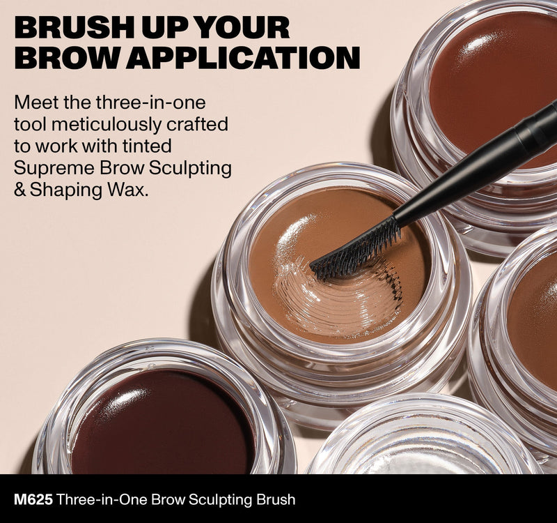 M625 Three-In-One Brow Sculpting Brush - Image 2 out of 5