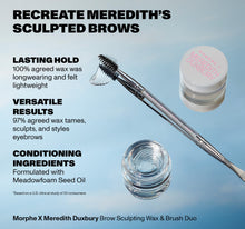 Morphe X Meredith Duxbury Brow Sculpting Wax And Brush Duo-view-4