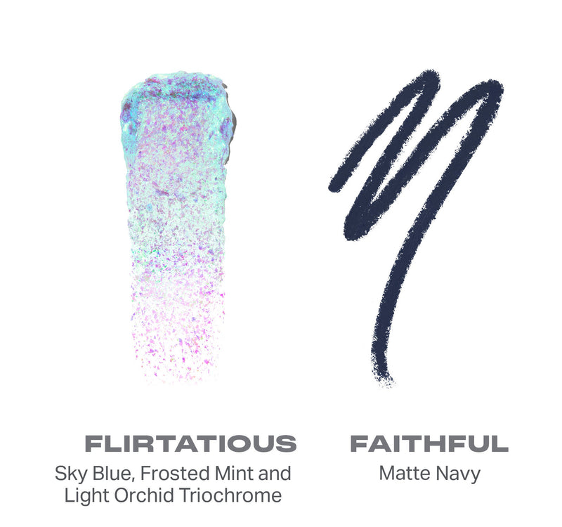 Mixed Signals Dual-Ended Cream & Liquid Shadow Stick - Flirtatious / Faithful - Image 2 out of 12