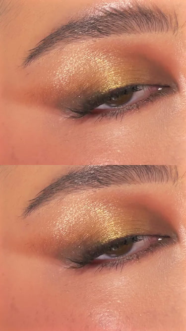 Going for the Gold? Get the look using  Rich & Foiled Gold Seeker palette