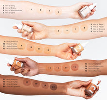 Hint Hint Skin Tint Arm Swatches. 1 Hint of Ivory 2 Hint of Crme 3 Hint of Marshmallow 4 Hint of Latte 5 Hint of Beige 6 Hint of Pecan 7 Hint of Almond 8 Hint of Toast 9 Hint of Walnut 10 Hint of Toffee 11 Hint of Honey 12 Hint of Butterscotch 13 Hint of Caramel 14 Hint of Cappuccino 15 Hint of Ginder 16 Hint of Nutmeg 17 Hint of Mocha 18 Hint of Truffle 19 Hint of Cocoa 20 Hint of Espresso-view-3