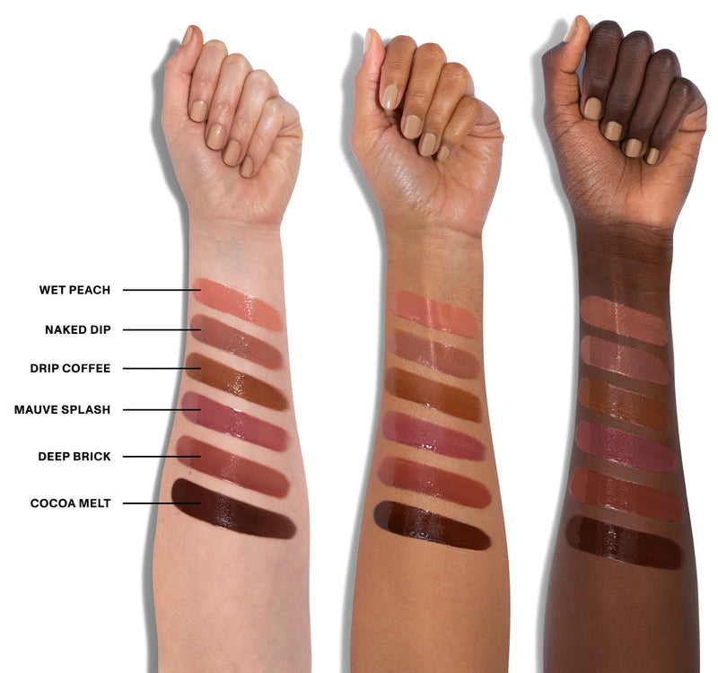 Dripglass Drenched High Pigment Lip Gloss - Naked Dip - Image 3 out of 7