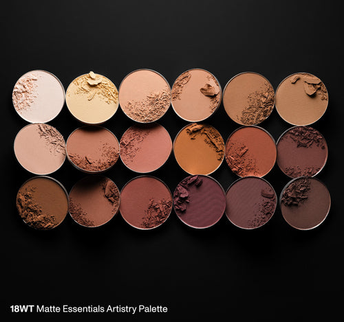 18WT Matte Essentials Artistry Palette - pans, view larger image-view-7