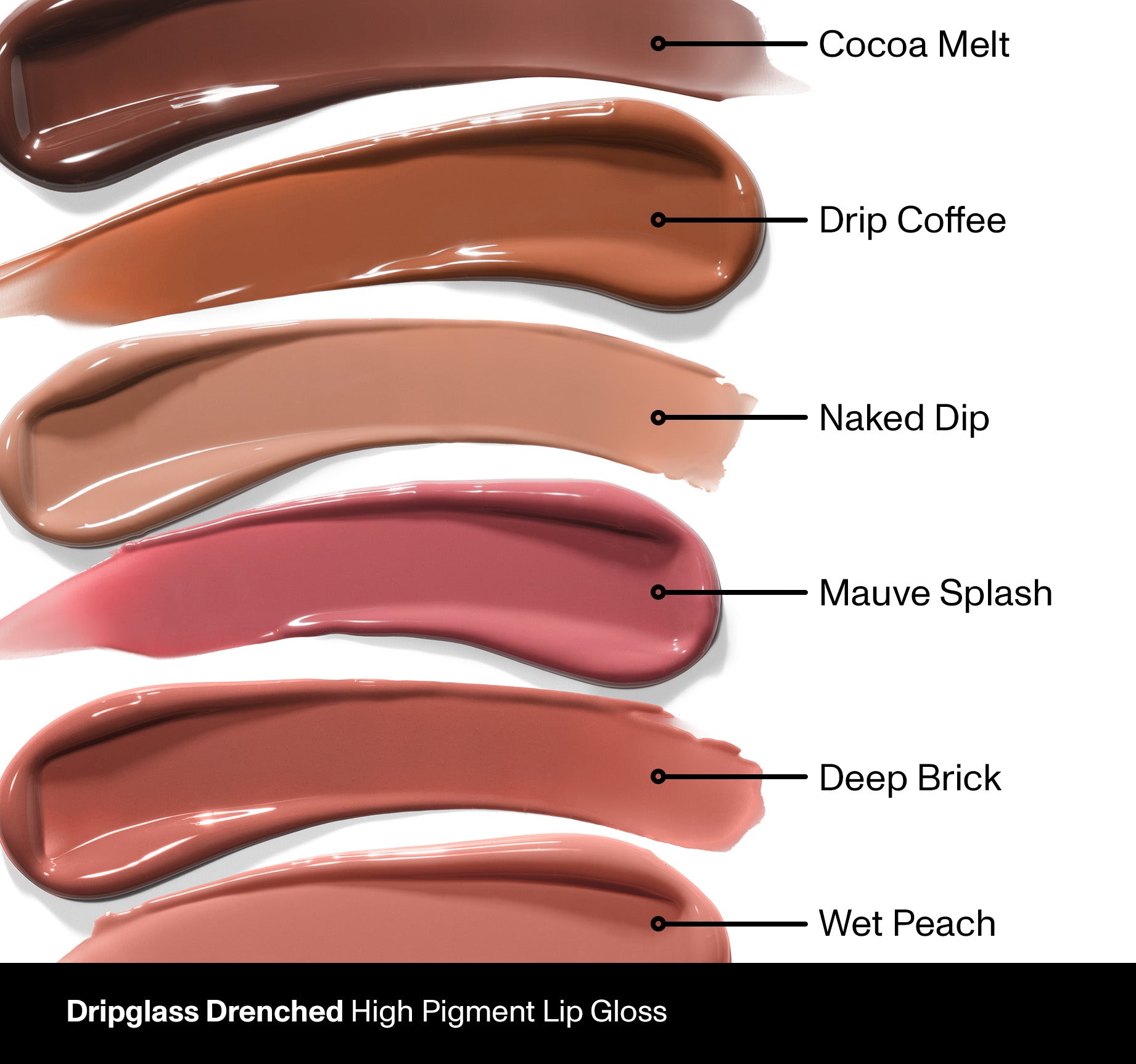 Dripglass Drenched High Pigment Lip Gloss - Cocoa Melt - Image 9
