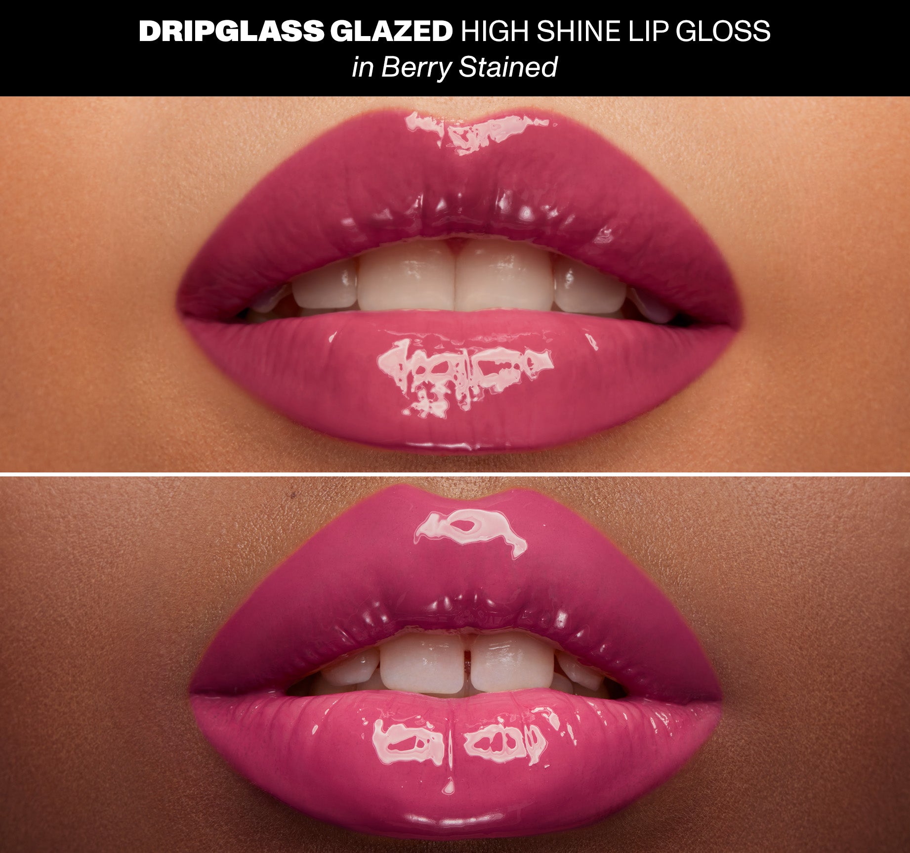Dripglass Glazed High Shine Lip Gloss - Berry Stained - Image 4