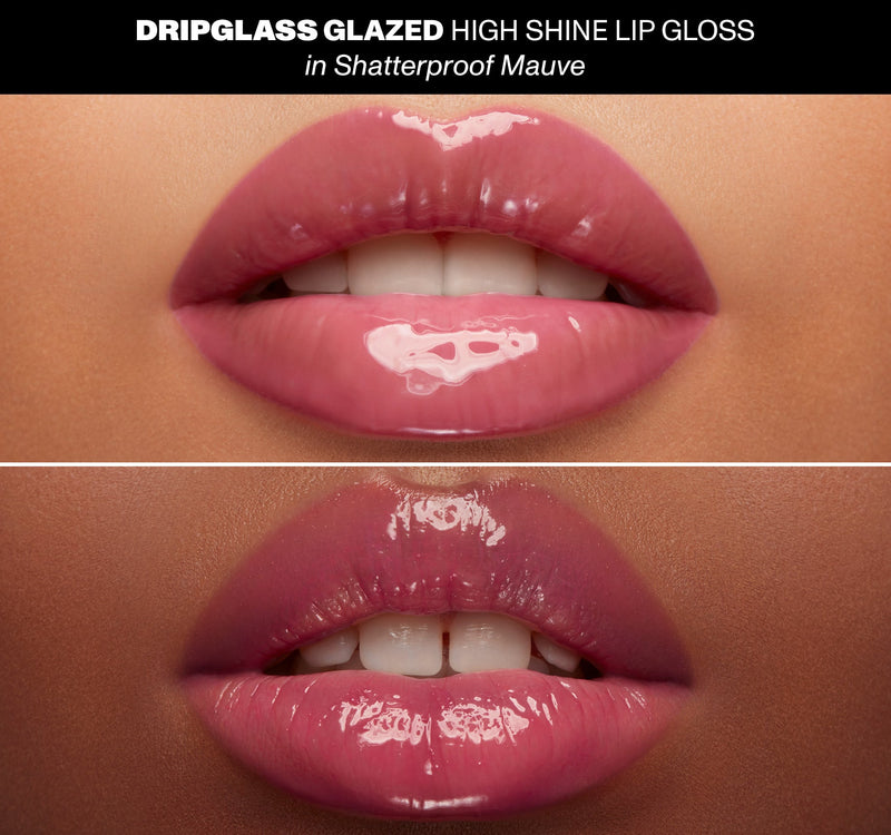 Dripglass Glazed High Shine Lip Gloss - Shatterproof Mauve - Image 4