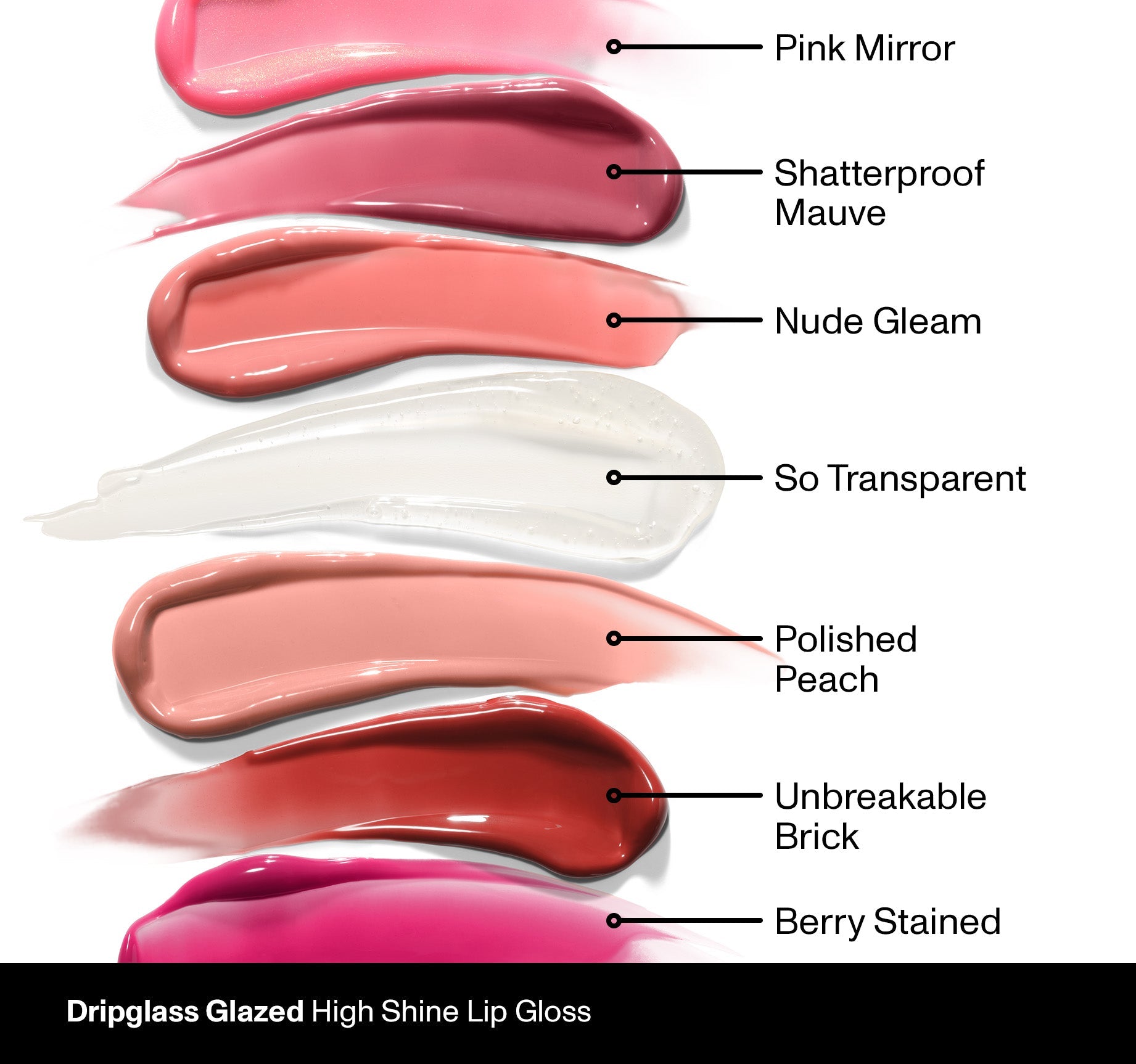 Dripglass Glazed High Shine Lip Gloss - Polished Peach - Image 6